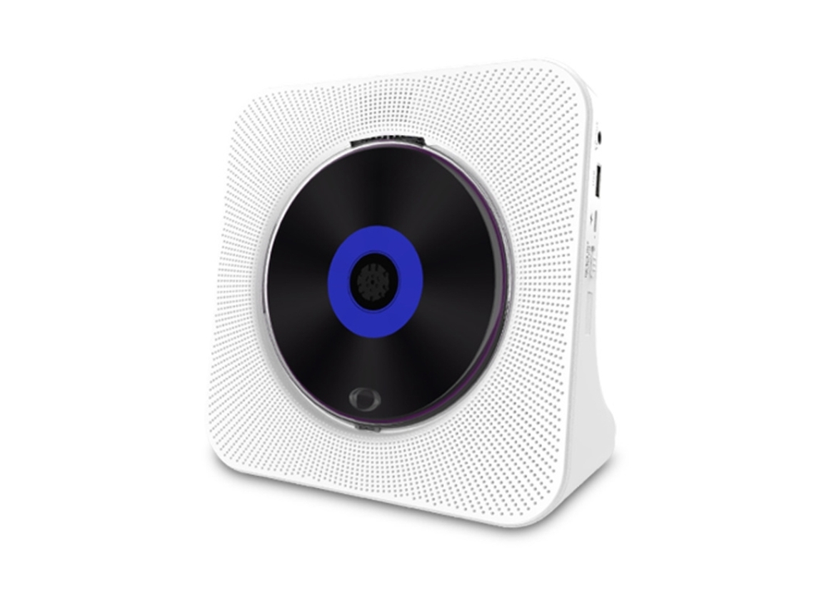 Reproductor de CD retro recargable Yuysan KC-806 con Bluetooth, color blanco