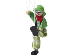 Marioneta De Payaso Con Cuerdas, Manos Y Pies Articulados, Regalo De Navidad Para Niños.