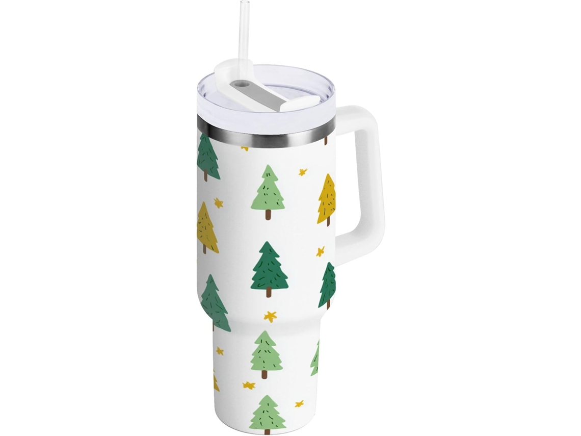Árbol Navidad Vaso Botella Taza Acero Inoxidable - Vaso Térmico Portátil