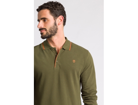 Sudadera de Hombre THROTTLEMAN Algodón Verde (S)