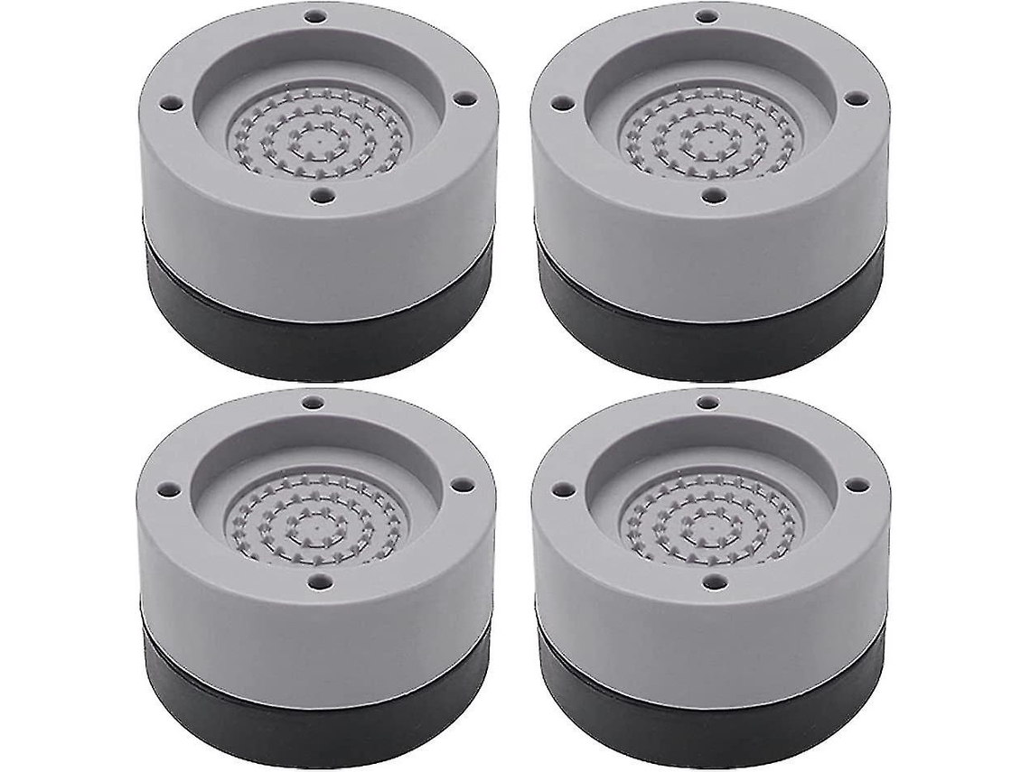 Omni-4 Piezas De Pies De Goma Antivibración Para Lavadora Y Secadora, Tapones Antivibración Universal Para Reducir Ruido Y Deslizamiento