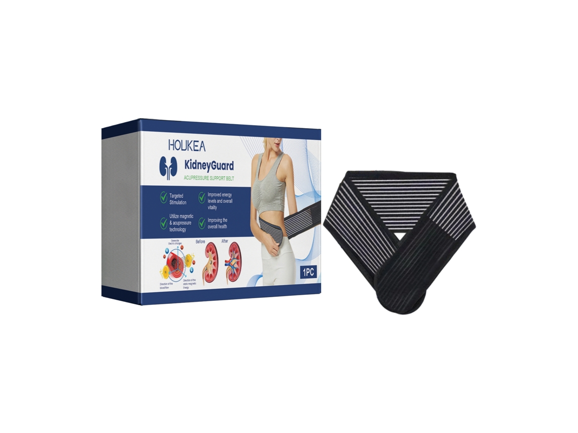 Cinturón de soporte lumbar para una postura correcta y mayor comodidad.