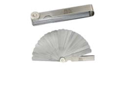 Calibrador De Espesores De Acero Inoxidable De 32 Hojas, Métrico, 0,02 - 1,00 Mm