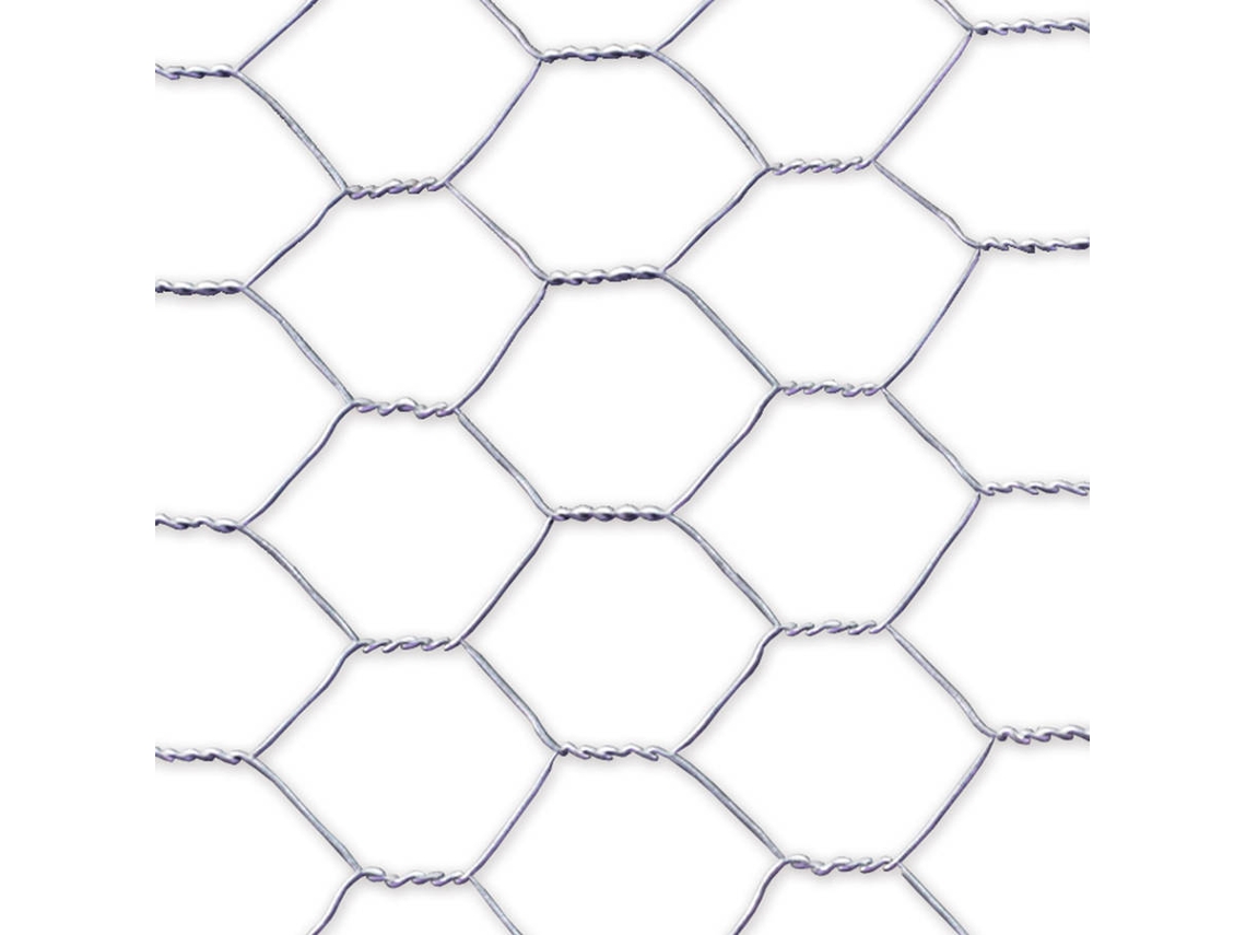 Malla Metálica NORTENE Hexagonal Galvanizada de Triple Torsión (19x0,7 mm / 0,5x10mt)