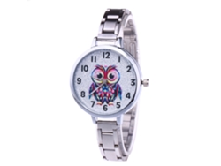 Reloj De Pulsera Unisex De Acero Con Correa, De Cuarzo, De Moda Zhoulianfa (plateado)