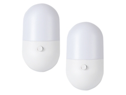 Mini luz LED nocturna pequeña conectada para dormitorio, luz de noche para mesita de noche
