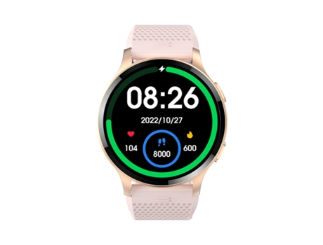SHAH ARPAN Reloj inteligente resistente al agua para hombres y mujeres 1,44 pantalla redonda Bluetooth llamada mensaje teléfono