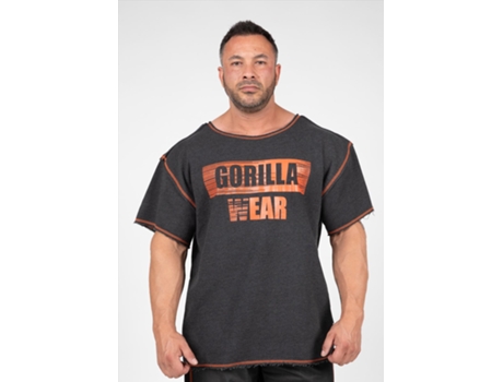 Top Unisex para Fitness GORILLA WEAR Nan Gris (L/XL)