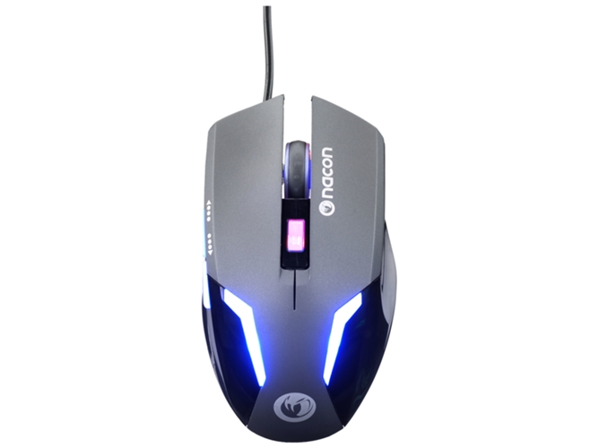 Ratón NACON PCGM-105 (Óptico - 2400 dpi - Negro)