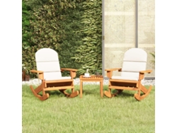 Juego De Muebles De Jardín Adirondack 3 Udsconjunto De Comedorconjunto De Descanso Madera Acacia Cfw426326