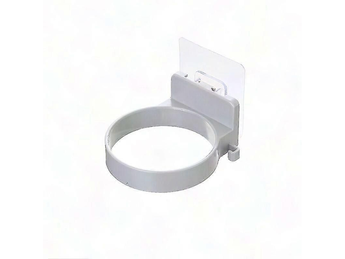 Soporte de pared para secador de pelo, sin necesidad de taladrar, adhesivo, organizador de baño para guardar el secador de pelo GOKOCO