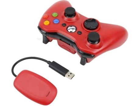 Mando Xbox 360 ALIN607-2 Rojo (Inalámbrico)