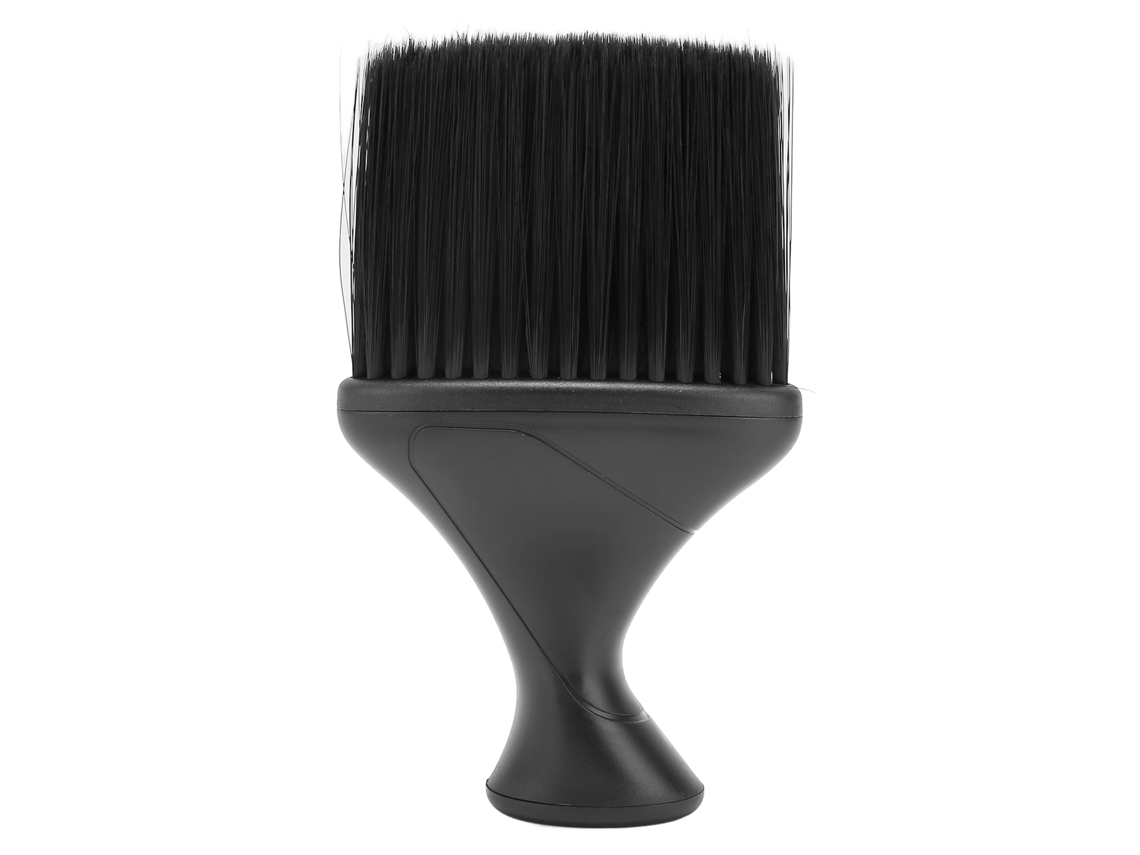 Pincel De Barbero Para Cuello Con Cerdas De Nylon Mango Ergonómico Abs Ligero Y Portátil Para Peluquerías Y Salones