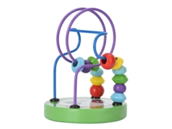 Rebe-brinquedo Educativo De Quebra-cabeça Mini De Madeira Com Pérolas Coloridas Para Crianças Pré-escolares (panda)