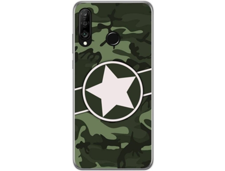 Carcasa Huawei P30 Lite TUMUNDOSMARTPHONE Camuflaje 01 Multicolor
