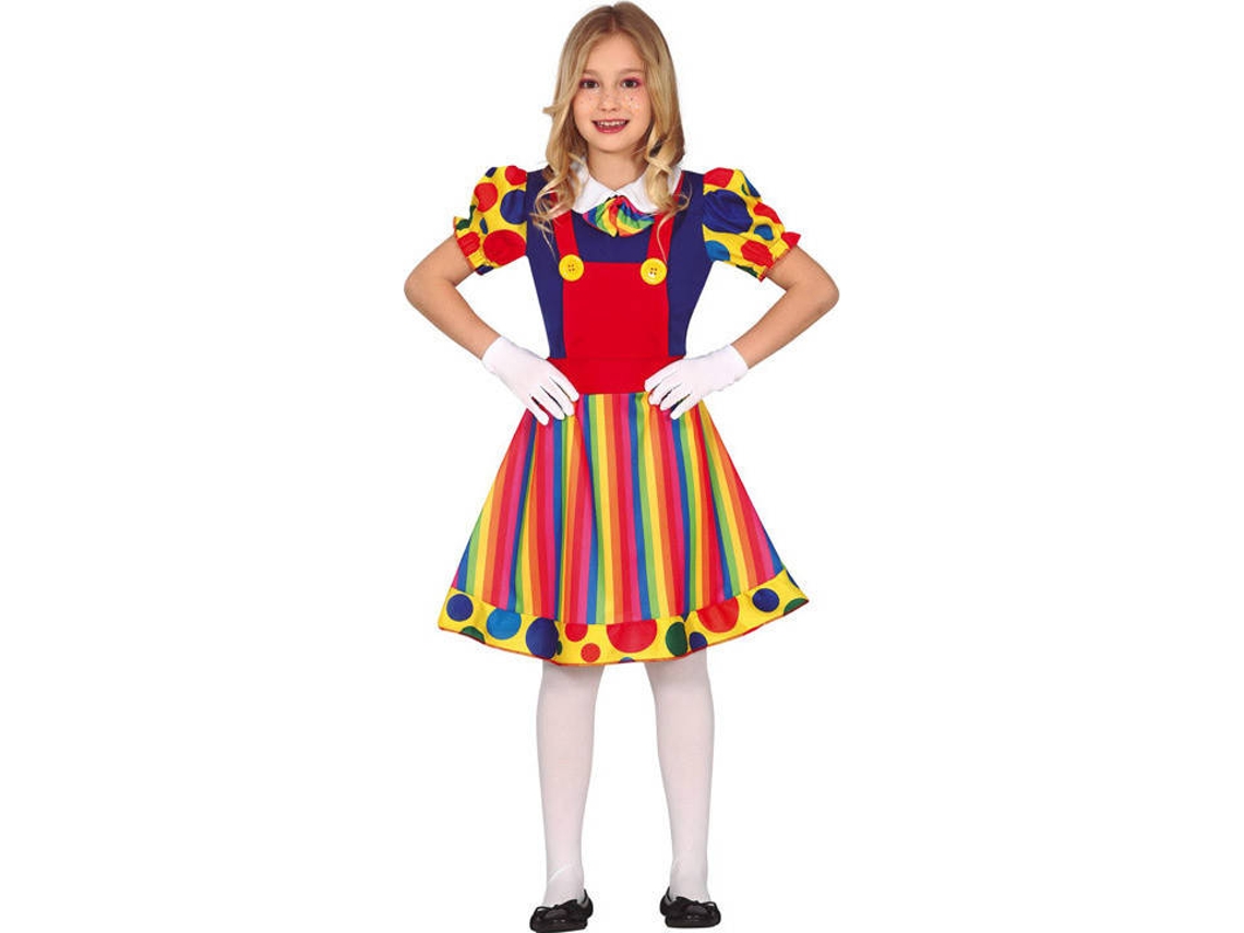 Disfraz de Niña GUIRCA payaso divertido (Tam: 3-4 años)