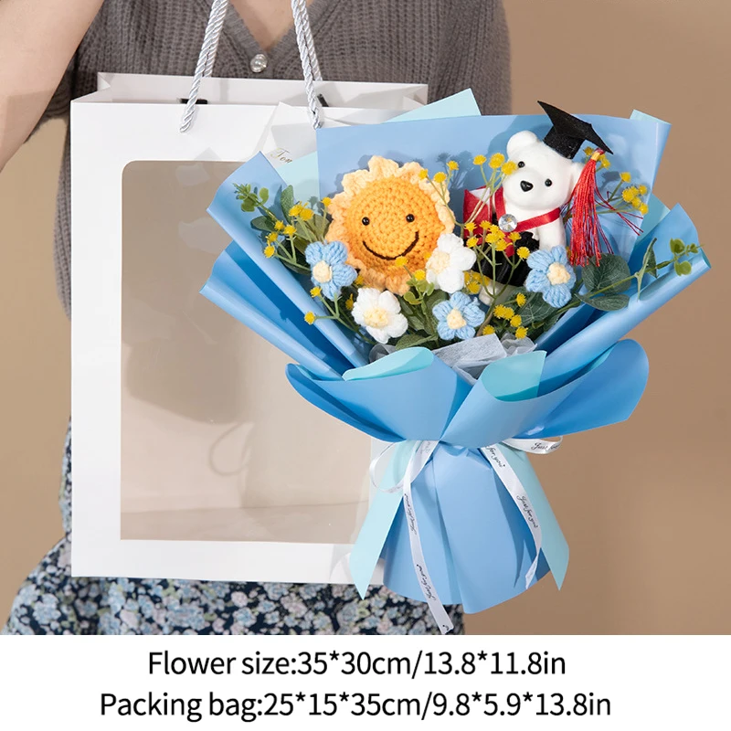 Flores De Ganchillo, Regalos De Flores Artificiales, Ramos Hechos A Mano, Decoraciones Para Fiestas