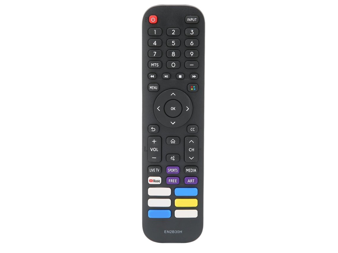 Mando A Distancia De Repuesto Para Televisores Hisense 55h6g, 55h77g, 55v6g, 55a60g, 55a60h Y 55a60gmv.