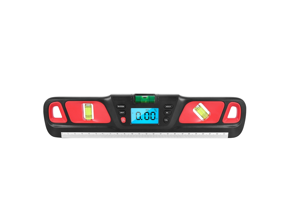 Transportador Digital Lcd Acero Inoxidable Nivel Magnético Calibre Ángulo Multifuncional Medida Ángulo Absoluto Relativo