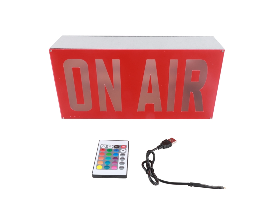 Sinal De Luz Em Transmissão Usb Com 12 Cores Controle Remoto Led Para Stream Live Studio