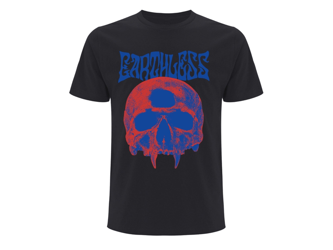 Camiseta unisex para adultos Earthless Fangs ROCKINSTONE. Más vendida. Talla: XL