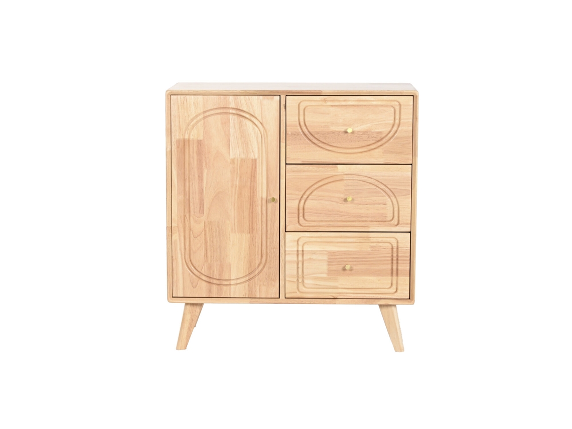 Buffet Rubberwood Ratán Natural 73,5x35x78cm