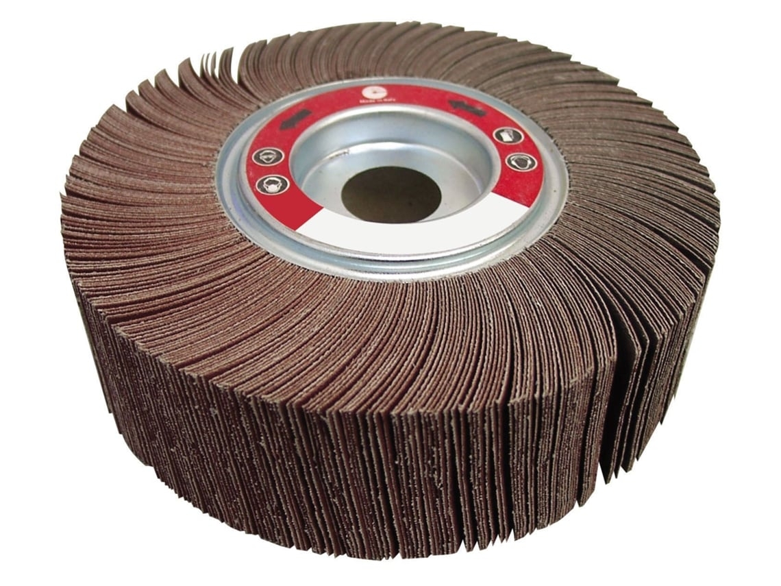 CALFLEX-RN16525.60-Ruedas mil hojas de núcleo RN (Ø Ext. 165 mm Espesor 25 mm Núcleo 25,4 mm Grano 60)