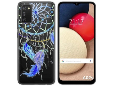 Carcasa Samsung Galaxy A02s TUMUNDOSMARTPHONE Dibujos Transparente Multicolor