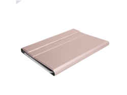 Teclado Bluetooth con panel táctil ultrafino, funda protectora y carcasa dorada clara (oro rosa)