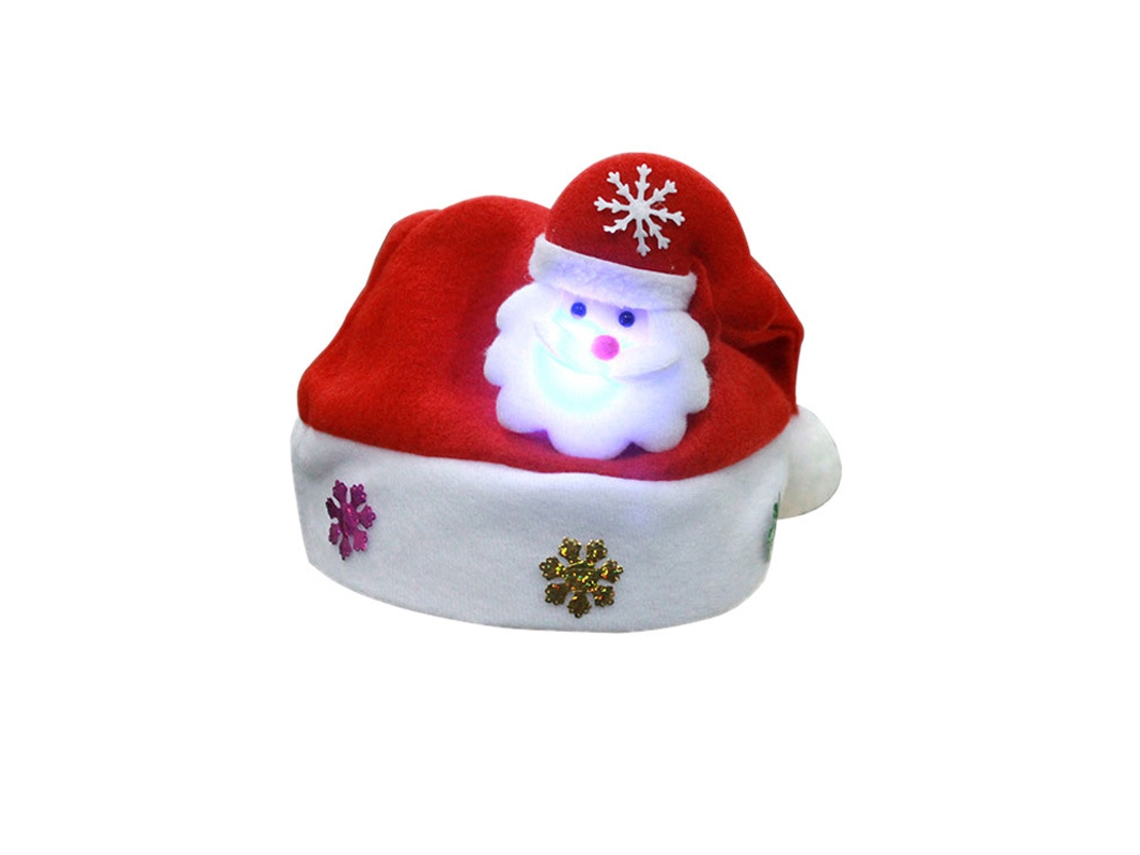 Gorros navideños LED de muñeco de nieve para adultos y niños RNEMITERY