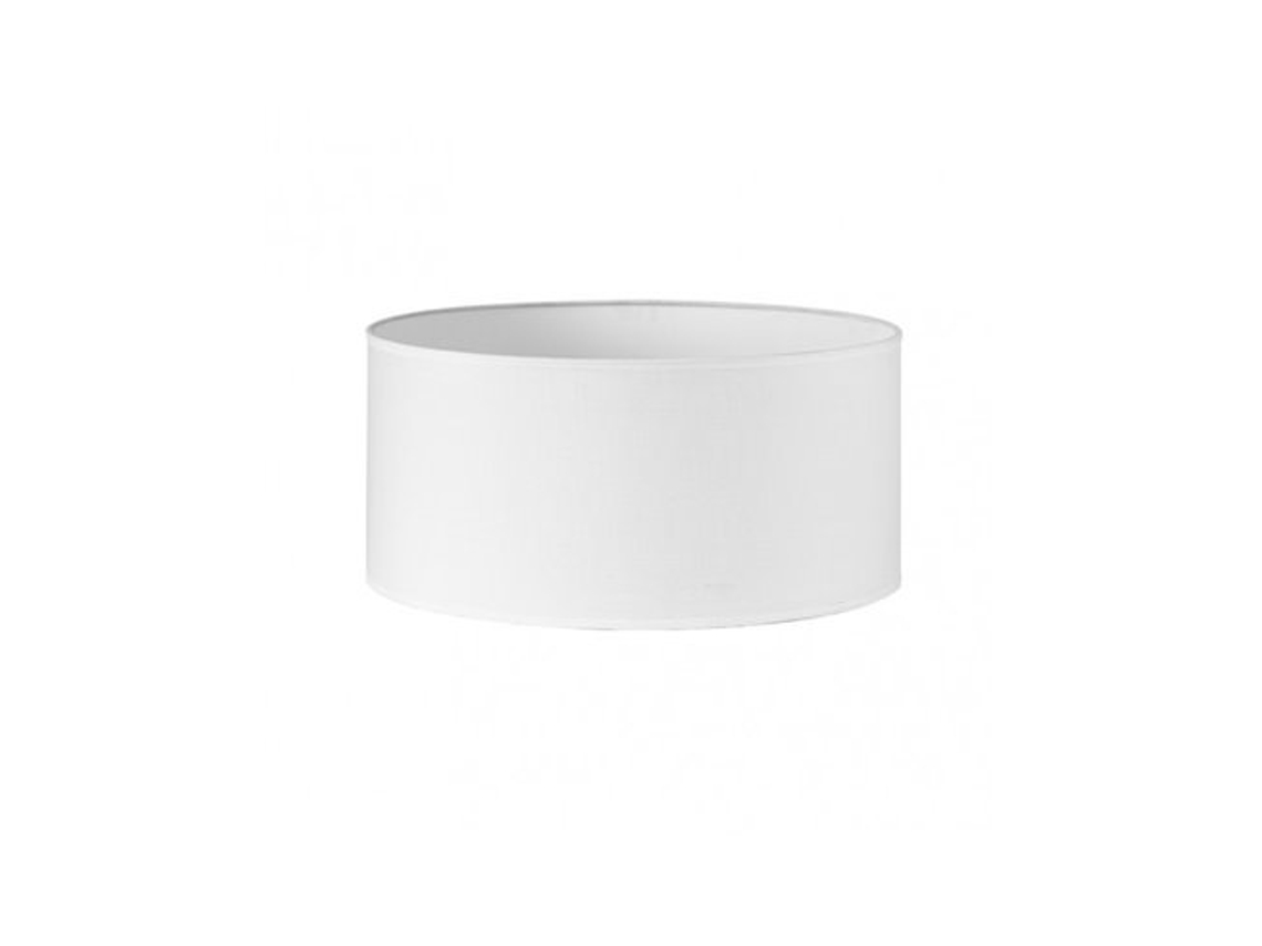 Pantalla Cilindrica Dori M10 Blanca 50Dx50dx25h Cm Tejido Popelin