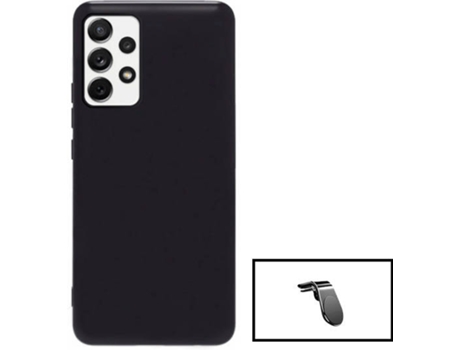 Kit Carcasa + Soporte de Auto Samsung Galaxy A33 5G GIFT4ME Negro