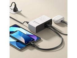 Adaptador USB para estación de acoplamiento Gan Hagibis Pu0701a de 100 W, color blanco, MDUG