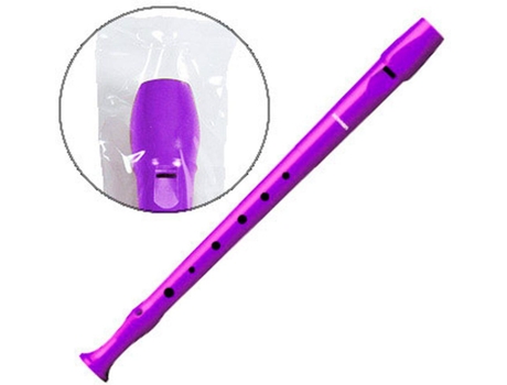 Flauta Hohner 9508 Verde Violeta y Bolsa Transparente
