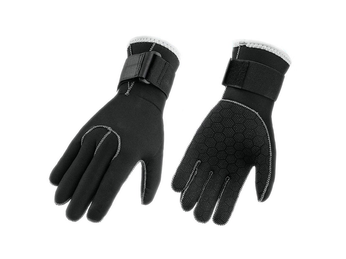 Guantes de buceo térmicos antideslizantes y a prueba de pinchazos con cinturón ajustable