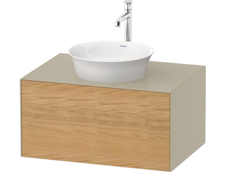 DURAVIT Tulip blanco, mueble de baño montado en la pared, ancho 800 x profundidad 550mm, con 1 extractor, con tecnología de punta, WT49750