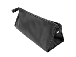 Bolsa De Almacenamiento Impermeable De Piel Sintética Para Secador De Pelo Con Gancho.
