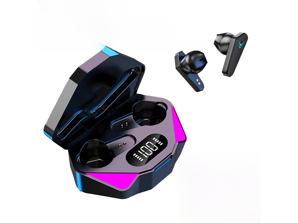 Auriculares Inalámbricos Para Juegos Bluetooth Con Micrófono Y Audio Estéreo De Graves Hifi 9d.