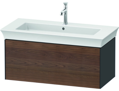 DURAVIT Tulip blanco, mueble de baño montado en la pared, ancho 984 x profundidad 458mm, con 1x extraíble, con tecnología de punta, WT42420