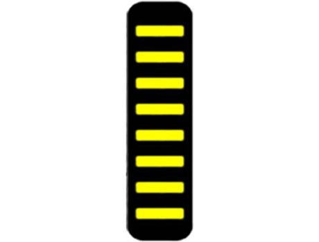 Adhesivos para El Guardabarros Trasero RRP Proguard (Amarillo - TU)