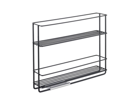 Especiero Deslizante METALTEX In&Out Serie Lava Touch-Therm Negro