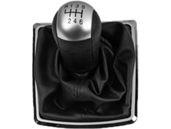 Pomo De Palanca Cambios, Funda Tapa Arranque Para Ford Focus 2 Y Mondeo Mk2 2005-2008 (silver Speed 5)