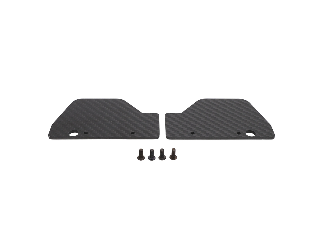 2 piezas de parachoques trasero de fibra de carbono para Arrma Mojave, protector contra la lluvia y guardabarros para coches RC.