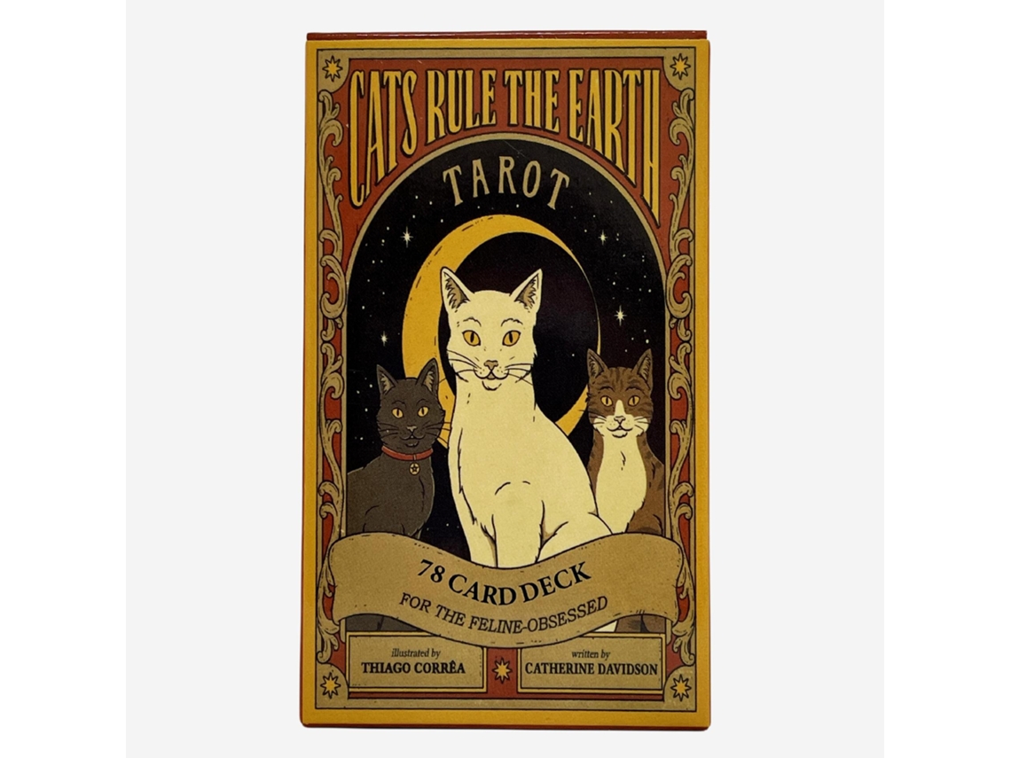 Nueva Baraja De Tarot "los Gatos Gobiernan La Tierra"