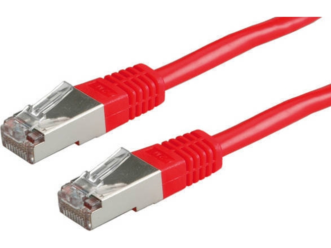 Cable de Red ROLINE (RJ45 - 50 cm - Rojo)