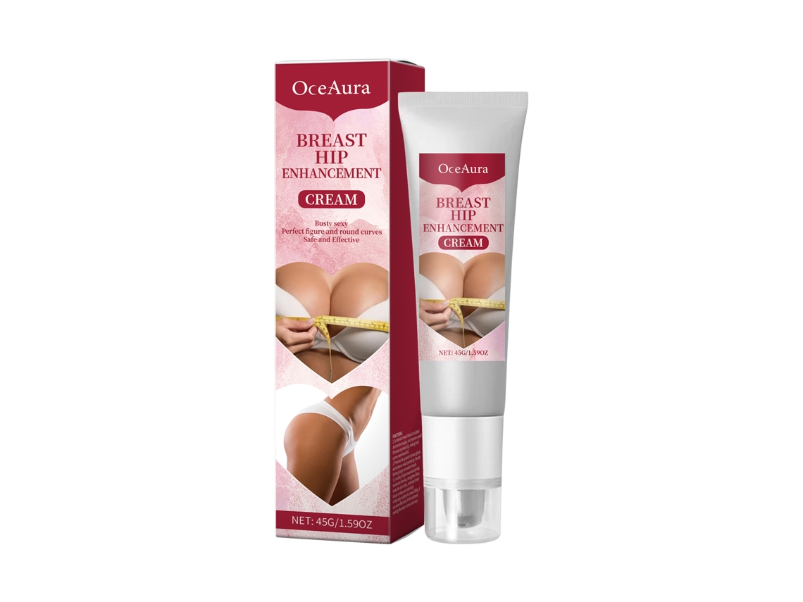 Crema hidratante, reafirmante y lifting para el cuidado del busto femenino.