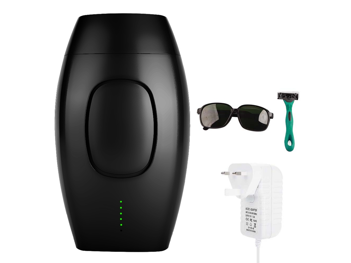 Máquina De Depilação A Laser Painless Ipl Para Corpo E Partes Privadas Epilador Depilador Preto