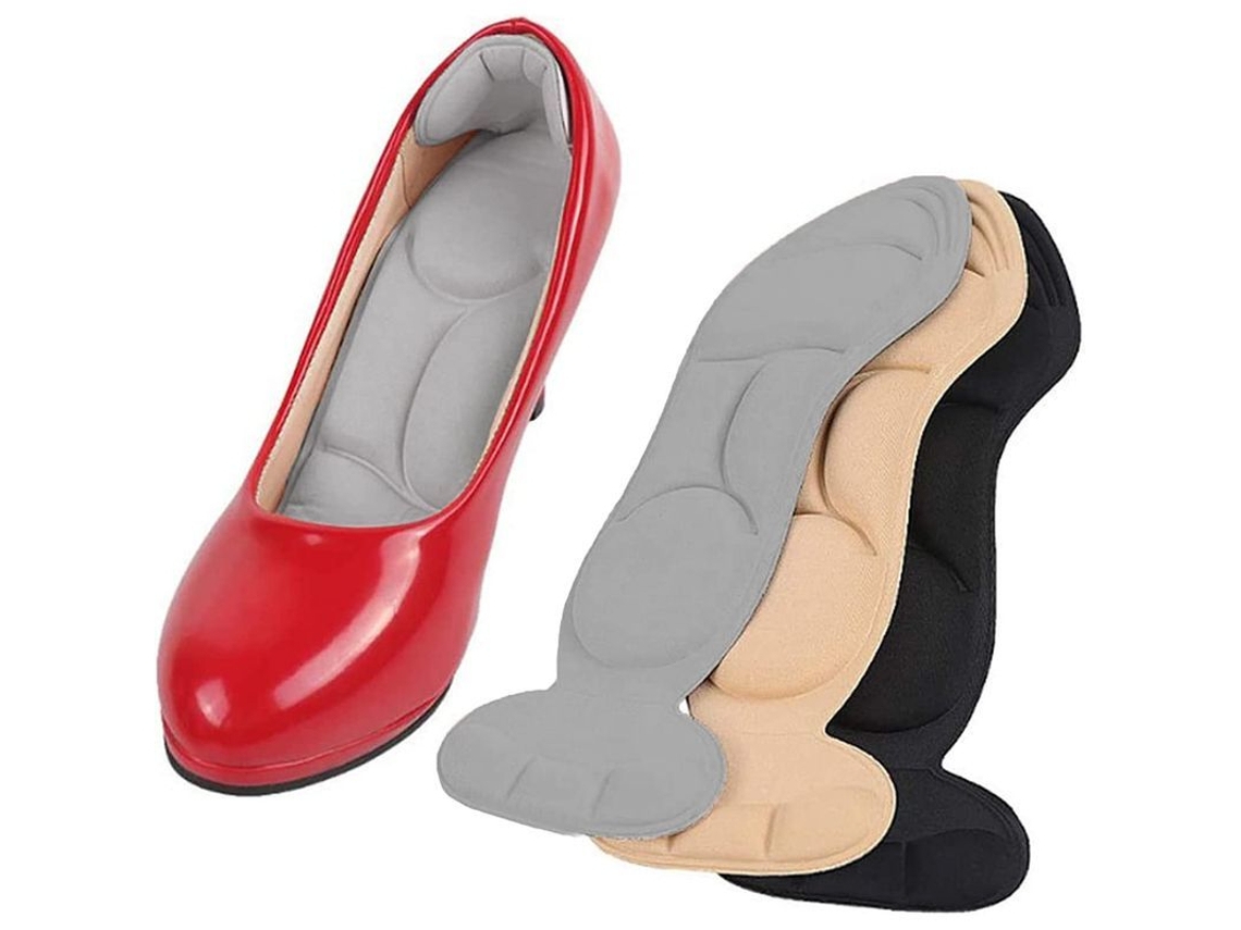 Plantillas De Masaje Absorbentes 4d Para Zapatos Con Soporte De Arco Y Amortiguación Para Uso Deportivo Y Diario.