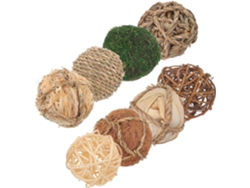 Bolas Decorativas Rústicas Hechas Hierba Natural Proyectos Manualidades Decoración Bodas Diseño Único Mano