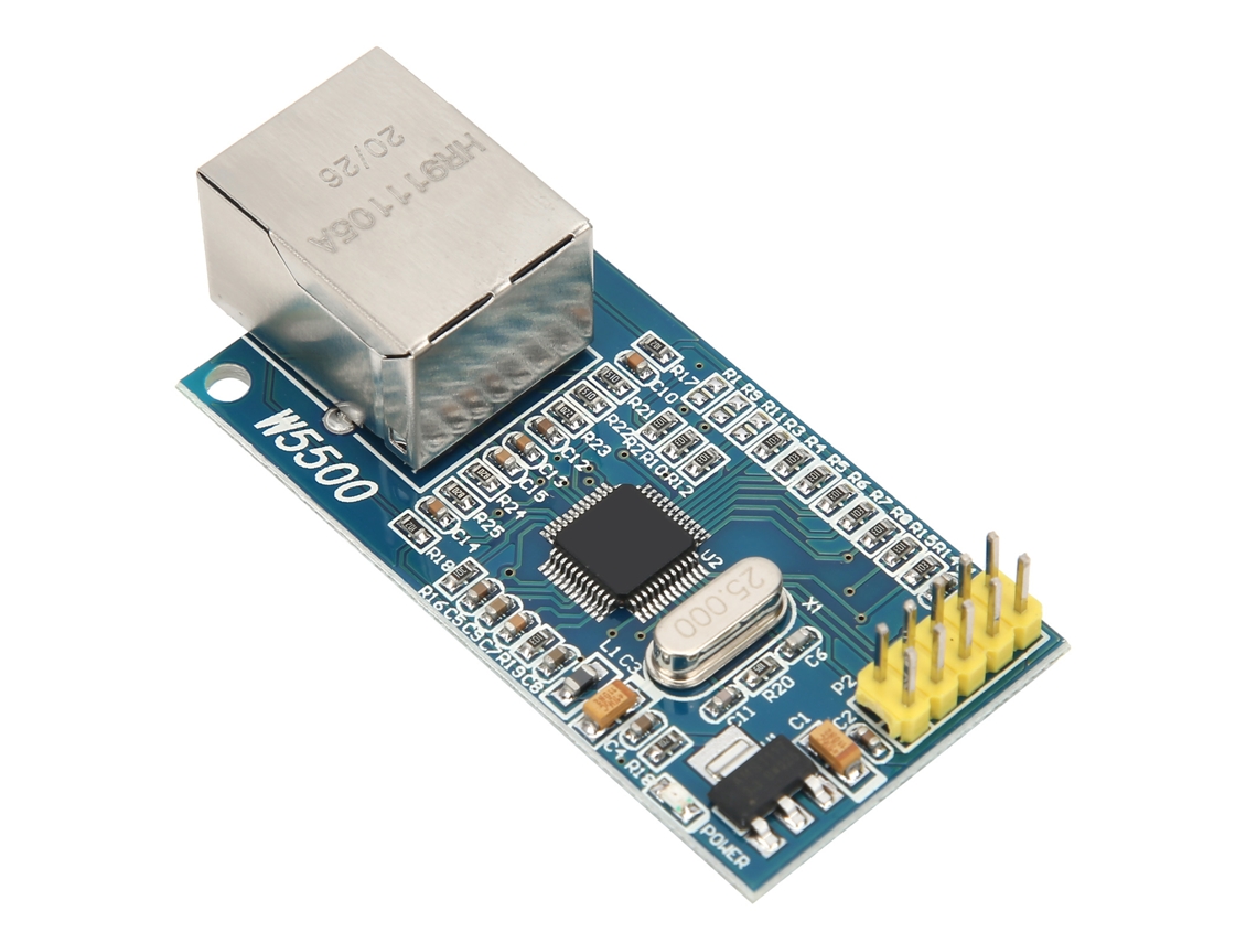 Módulo Ethernet W5500 Con Hardware Tcp/ip Para Microcontroladores 51/stm32 Y Respuesta Automática